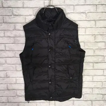 GAP 다운 베스트 네이비 S 포켓 많음 드로 코드