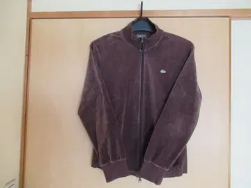 LACOSTE 라코스테 벨로아 지퍼 트랙 자켓 M(사이즈 3) 브라운