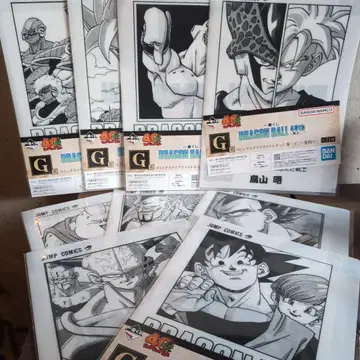 제일복권 드래곤볼 40주년 G상 클리어 파일 9종 세트