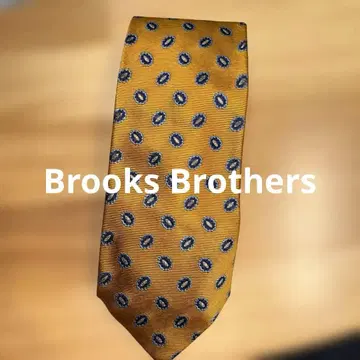 Brooks Brothers 실크 꽃무늬 넥타이 USA