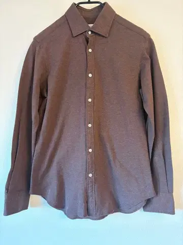 ARCODIO 브라운 긴팔 셔츠