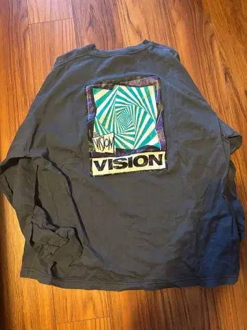 VISION 긴팔 티셔츠 그레이