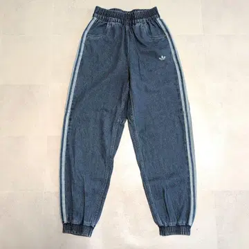 [ 컨디션 최상 ] 아디다스 데님 트랙 팬츠 M 삼선 블랙핑크