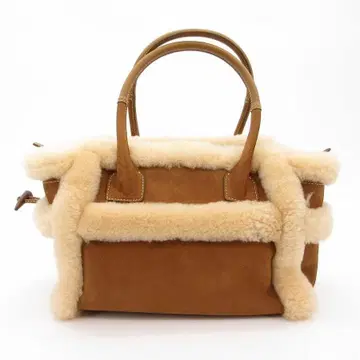 컨디션 최상 긴자 카네마츠 무스탕 백 가죽 30-25120403