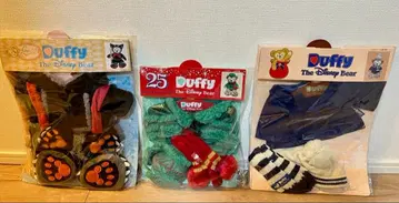 디즈니씨 25주년 더피 봉제 인형 코스튬 3세트