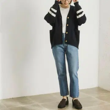 새상품급 LEVI'S/리바이스 501 crop 데님 팬츠 25