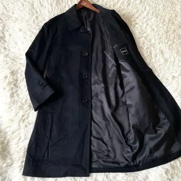 [ 새상품급 ] 파라조 캐시미어 100% 스텐카라 코트 블랙 A5