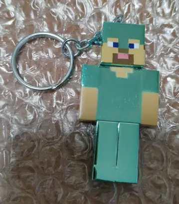 Minecraft 캐릭터 스티브 키체인