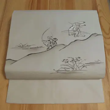 조수기화 염색 나고야 오비