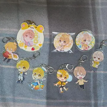 스토푸리 루토군 아크릴 키링 캔뱃지 캔뱃지 커버 세트