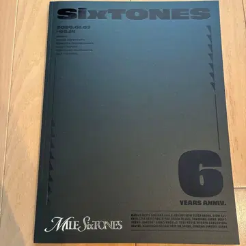 SixTONES 라이브 팜플렛 MILESixTONES