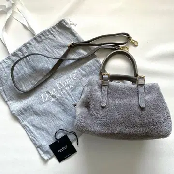 103. [새상품급] Lisa Conte 리사콘테 보아 백 핸드 숄더