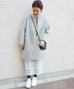 IENA 모헤어 탑 코트