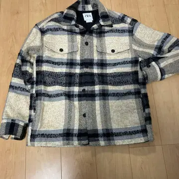 ZARA 체크 자켓 M