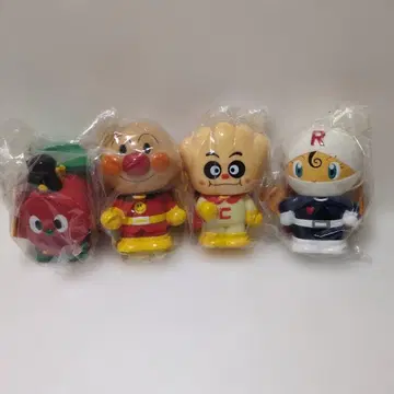 [미사용 새상품] 호빵맨 대집합! 호호 피푸 시리즈 4체 세트