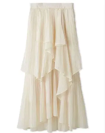 SNIDEL 스트레이트 플리츠 캉캉 스커트 SWFS254142