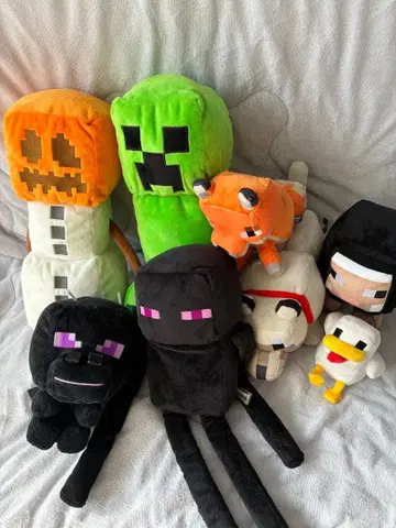 마인크래프트 봉제 인형 세트 중형
