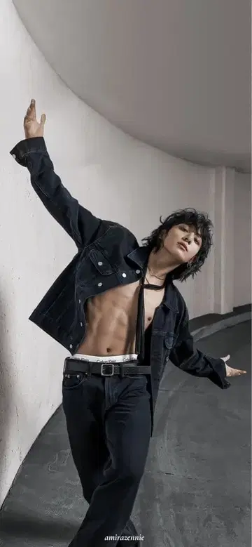 최종 가격 Calvin Klein 데님 자켓