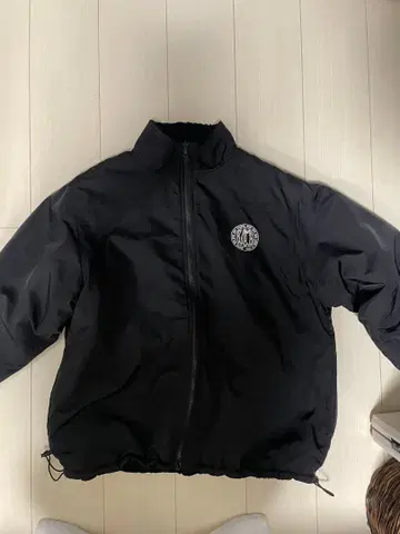 블랙 집업 자켓 플리스