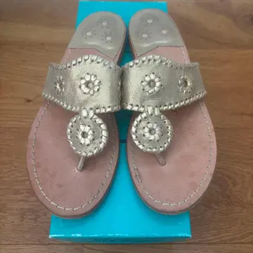 잭 로저스 미드나잇 골드 플립플랍 7m 24.5