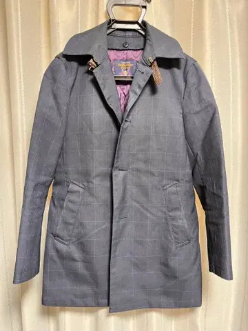 나노 유니버스 네이비 남성용 스텐카라 코트