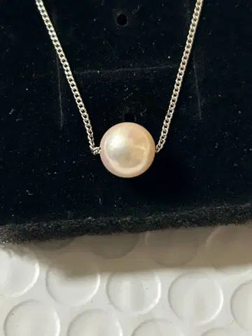 플라티나 펄 목걸이