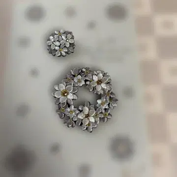 라캄 브로치 2세트