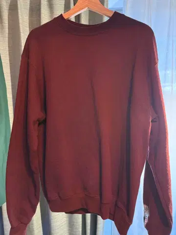 flatlux x champion 맨투맨 버건디 m 사이즈