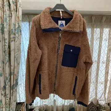 플리스 자켓 베이지 네이비 Deuxieme Classe 구매