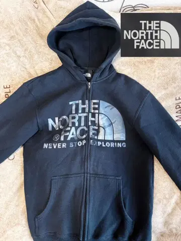 [레어] THE NORTH FACE 블랙 풀 집업 후드티 L