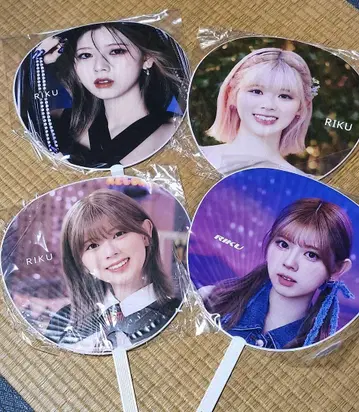 [ 미개봉 ] NiziU 리쿠 부채 4개 묶음 판매