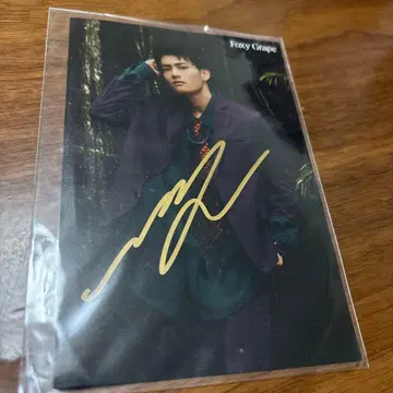 무토 준 Foxy Grape 사인 포함 엽서 CD 3종 세트