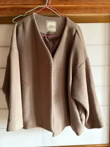 JEANASIS 노카라 자켓 베이지