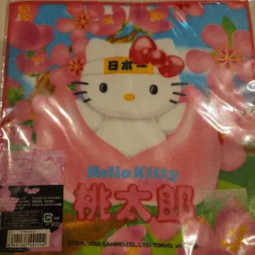 헬로키티 복숭아 타로 타월