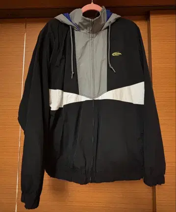 X-girl 후드 부착 리버서블 자켓