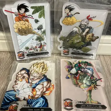 드래곤볼 아크릴 스탠드 세트 1 복권 40주년