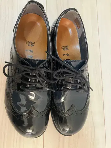 BIRKENSTOCK 블랙 옥스퍼드 신발 36