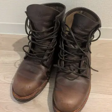 Danner 브라운 가죽 하이컷 부츠 가격 인하 가능