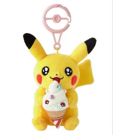 카라비너 부착 마스코트 피카츄 포켓몬 센터 카가와 오이리 소프트