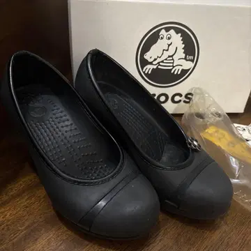 크록스 레나 인기 블랙 사이즈 6(W)