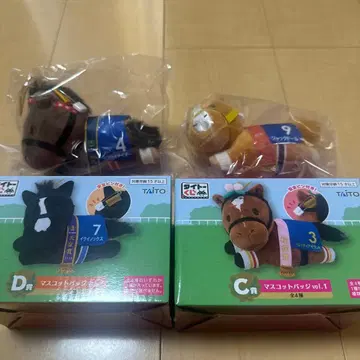 다이토 복권 호스 히어로즈 C상+D상 마스코트 배지