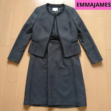 EMMAJAMES 셋업 노카라 자켓 원피스 11호