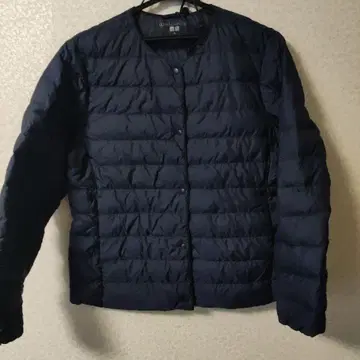 유니클로 컴팩트 다운 자켓 2 WAY 타입 여성용 XL 주머니 포함