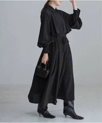 IENA 도트 새시 원피스