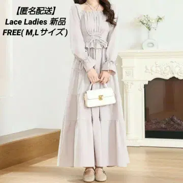 [ 익명 배송 ] 홀터 리본 셔링 티어드 롱 원피스