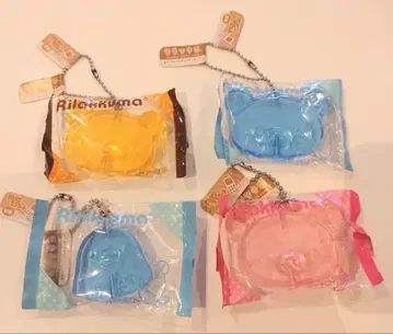 리락쿠마 캔디 피규어 키체인 4종