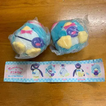 Tuxedosam Pingu 봉제 인형 턱시도샘 핑구 2개 세트