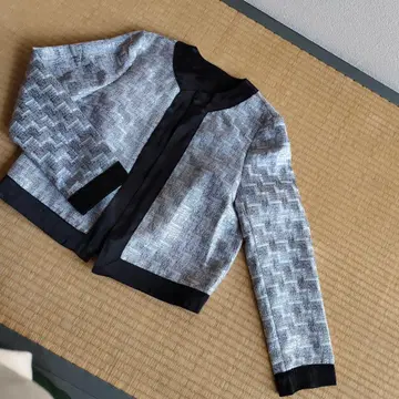 노카라 그레이 & 블랙 자켓