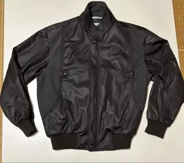 블랙 가죽 자켓 스탠드 카라