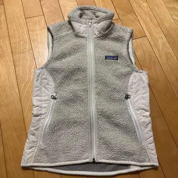 patagonia 플리스 베스트 Women's XS 크림색